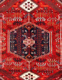 Röda Persien Shiraz  300 x 190 cm