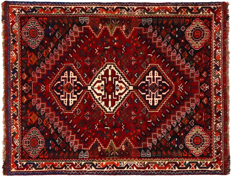 Red  Persia Shiraz  165 x 117 cm