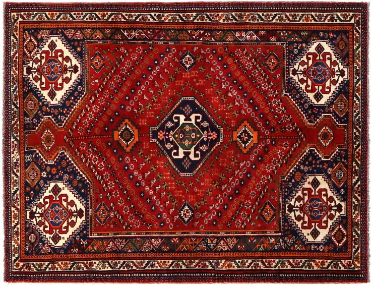 Röda Persien Shiraz  263 x 166 cm