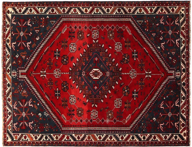 Röda Persien Shiraz Patina   289 x 205 cm