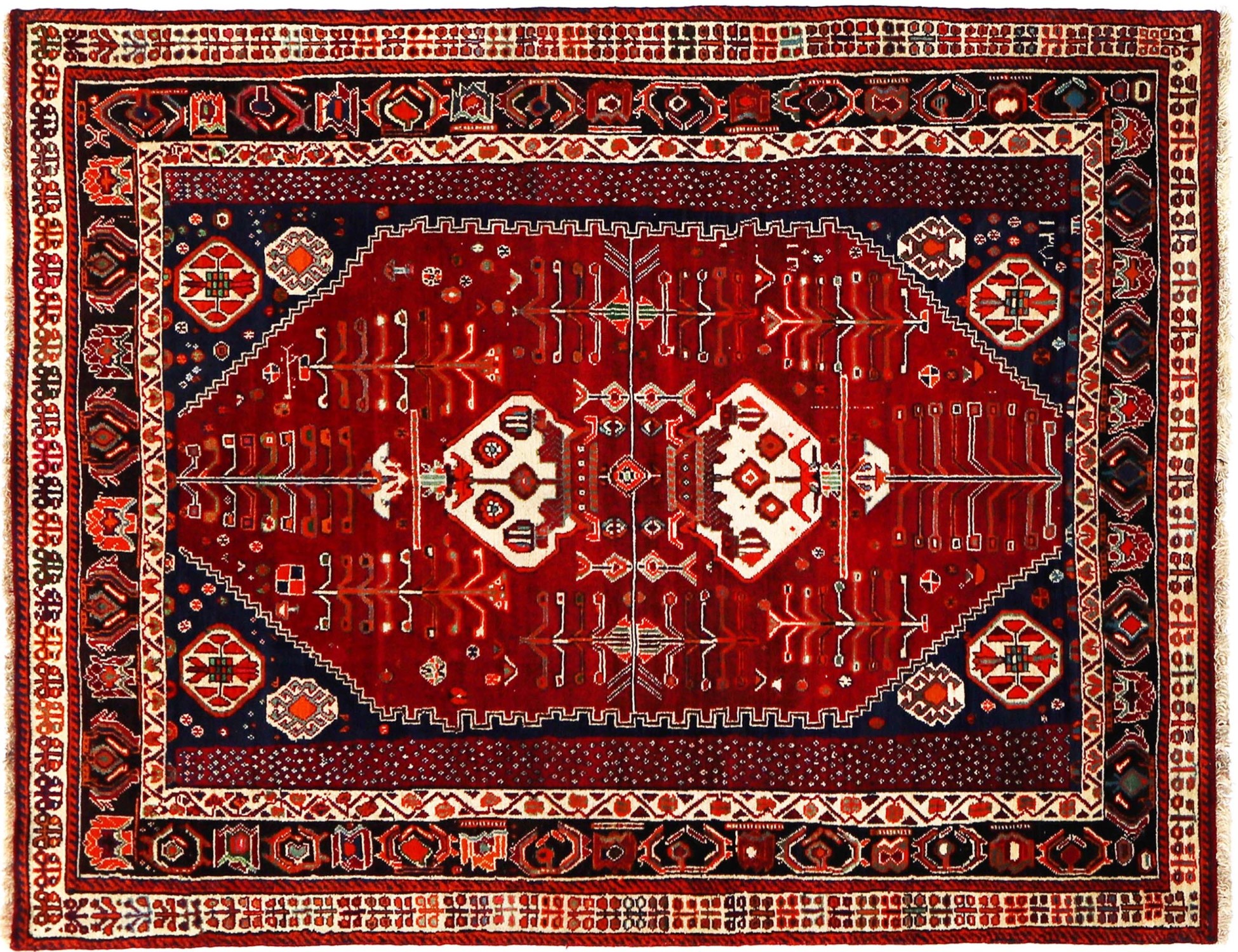 Rot Persien Shiraz  236 x 151 cm