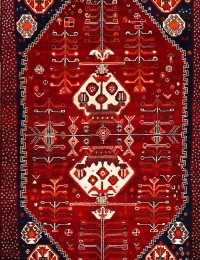 Röda Persien Shiraz  236 x 151 cm