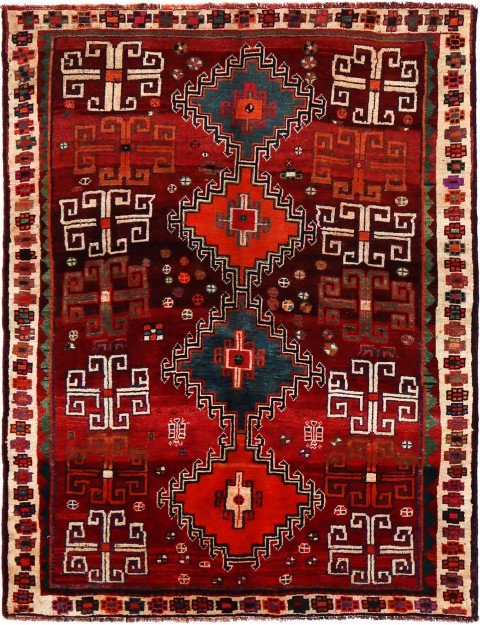 Red  Persia Shiraz Patina   195 x 136 cm