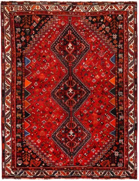Röda Persien Shiraz  257 x 165 cm