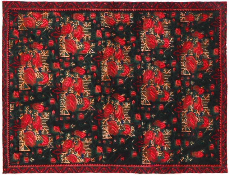 Röda Persien Shiraz  202 x 130 cm