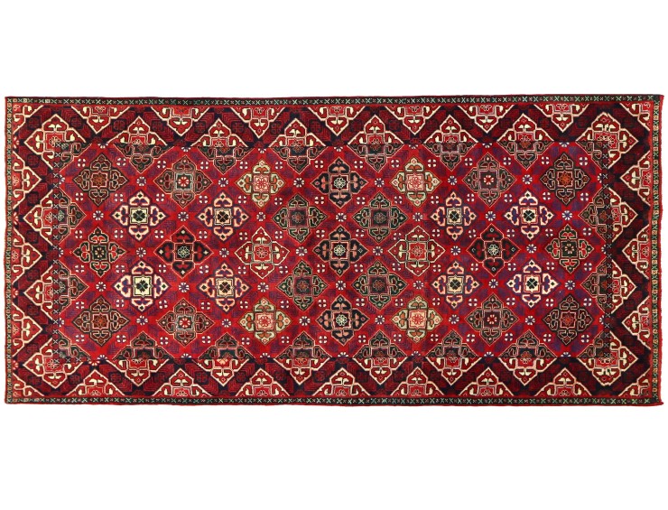Röda Persien Bakhtiar  281 x 153 cm