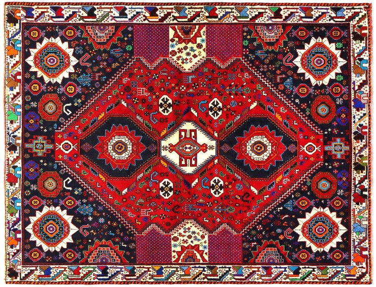 Röda Persien Shiraz  282 x 218 cm