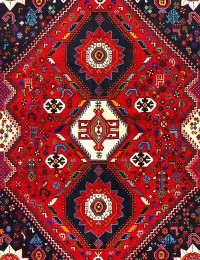 Röda Persien Shiraz  282 x 218 cm