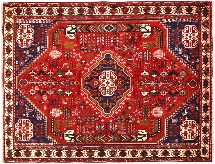 Röda Persien Shiraz Patina   285 x 194 cm