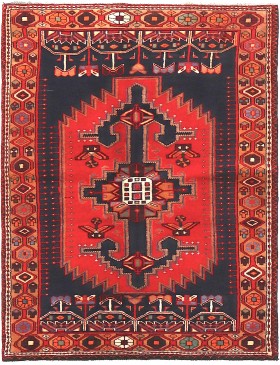 Rouge Persan Hamadan  212 x 123 cm