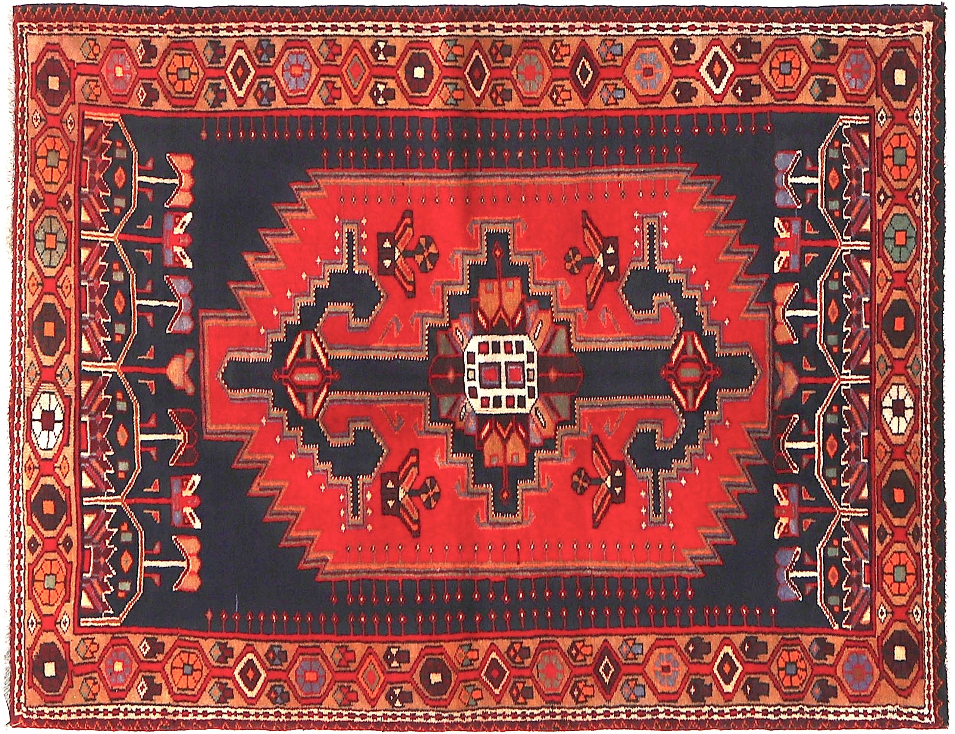 Punainen Persia Hamadan  212 x 123 cm