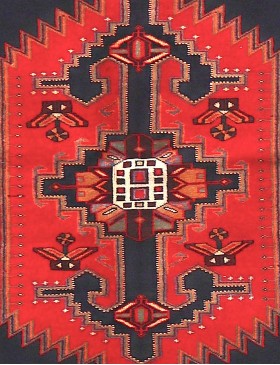 Rouge Persan Hamadan  212 x 123 cm