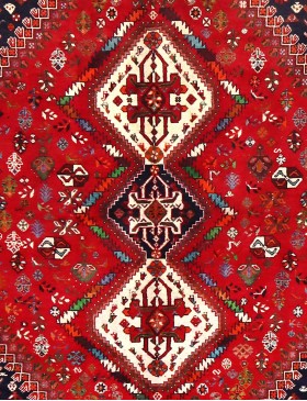 Röda Persien Shiraz  273 x 172 cm