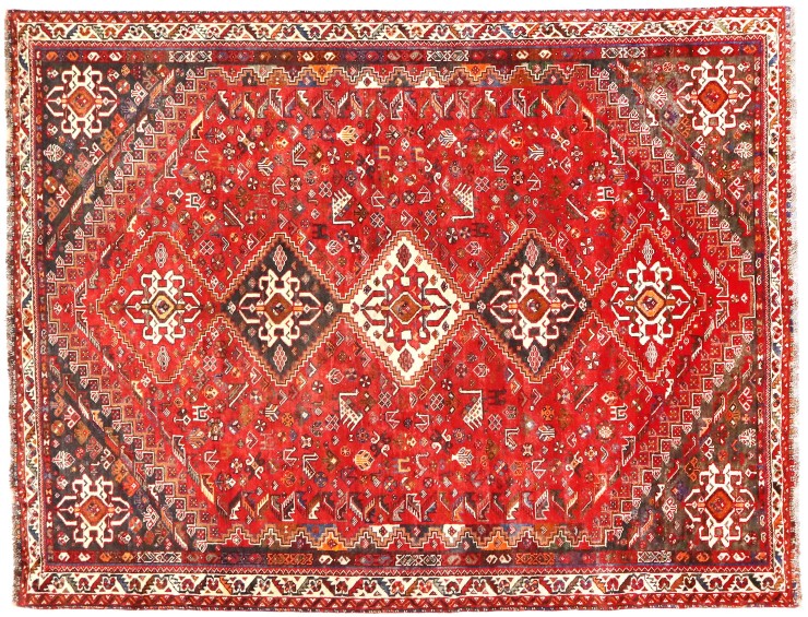 Red  Persia Shiraz  307 x 219 cm