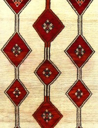 Beige  Persia Shiraz  216 x 127 cm