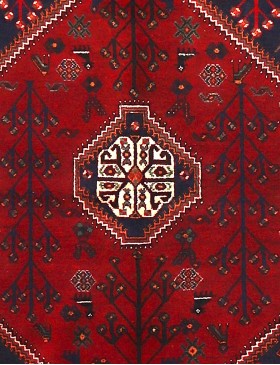 Red  Persia Shiraz  204 x 152 cm