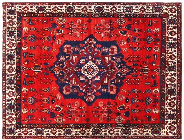 Röda Persien Shiraz  212 x 157 cm
