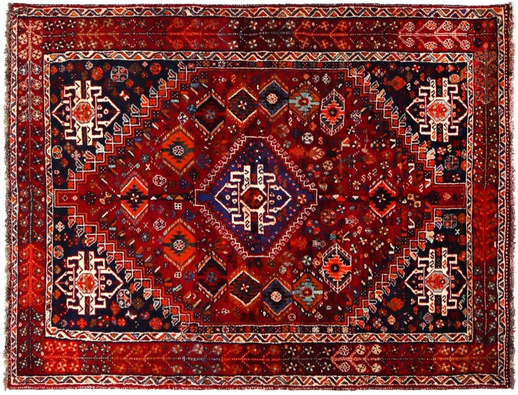 Röda Persien Shiraz  228 x 138 cm