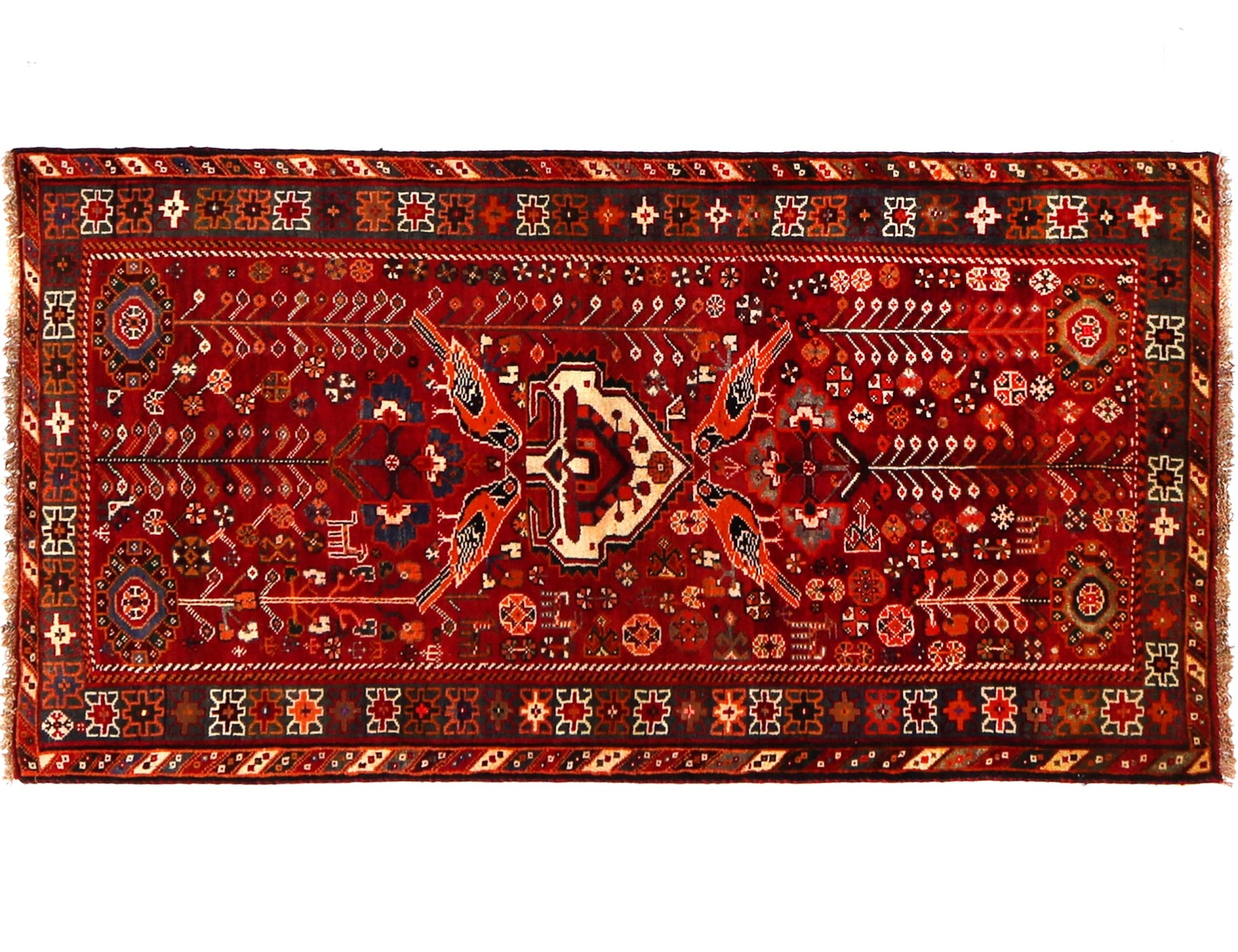 Rood Perzië Shiraz  191 x 102 cm