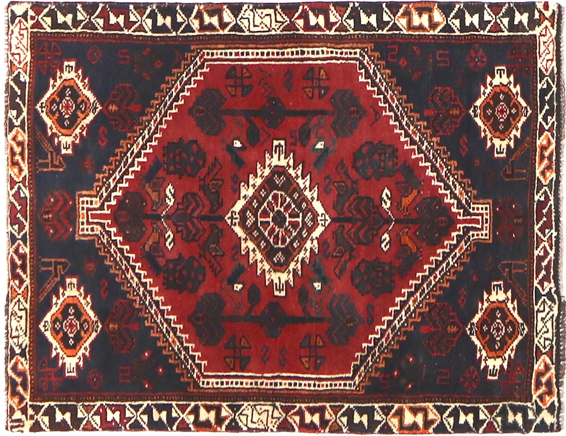 Rood Perzië Shiraz  140 x 94 cm