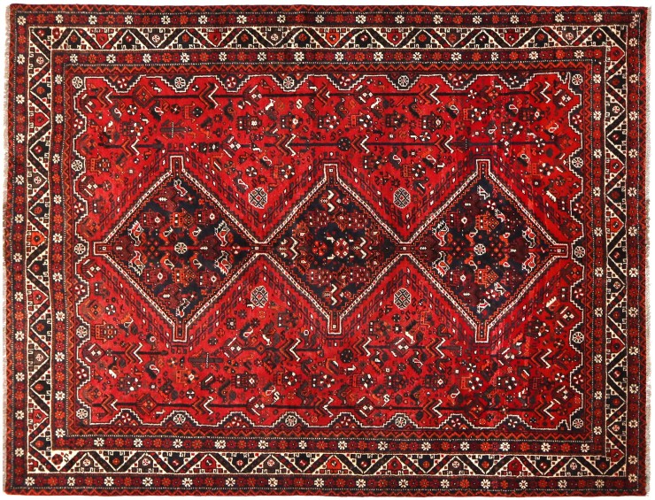 Röda Persien Shiraz  288 x 204 cm
