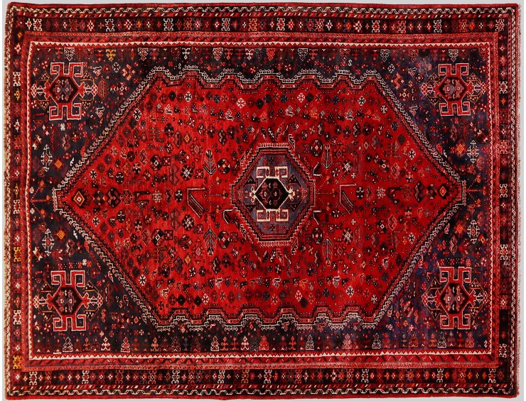 Rood Perzië Shiraz 282 x 174 cm