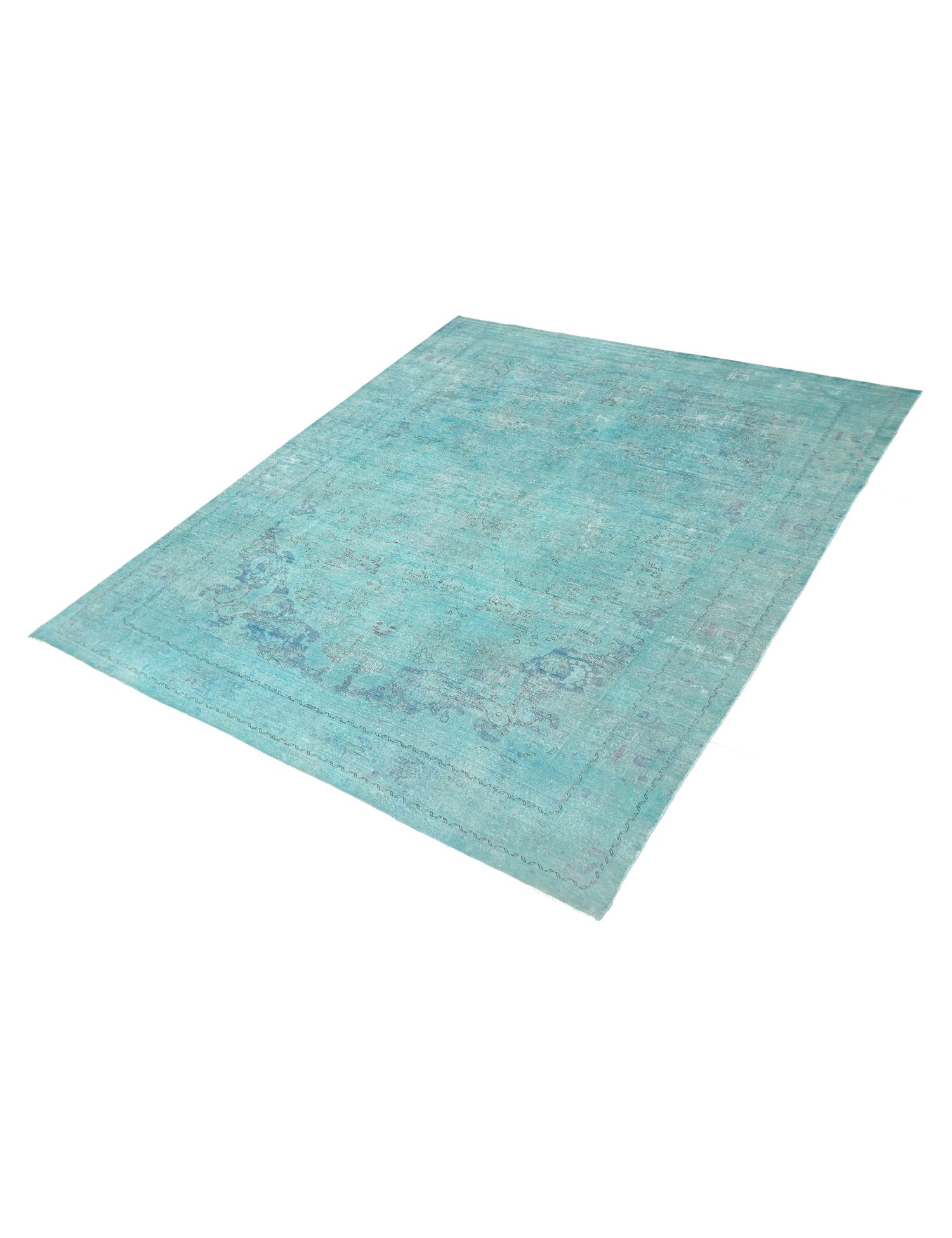 Tappeto vintage persiano  turchese <br/>376 x 275 cm