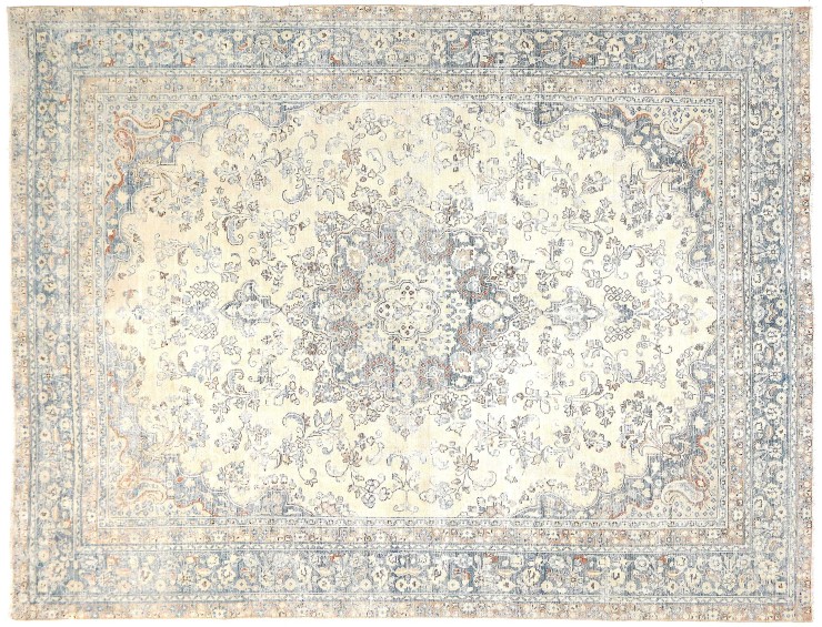 Beige Persia Persian Vintage Carpet 353 x 280 cm