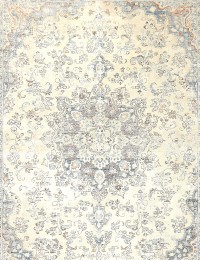 Beige Persia Persian Vintage Carpet 353 x 280 cm - view 4