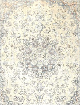 Alfombra persa vintage 353 x 280 beige