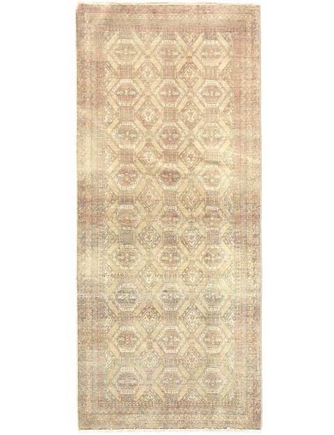 Beige Persien Persischer Vintage Teppich 160 x 70 cm