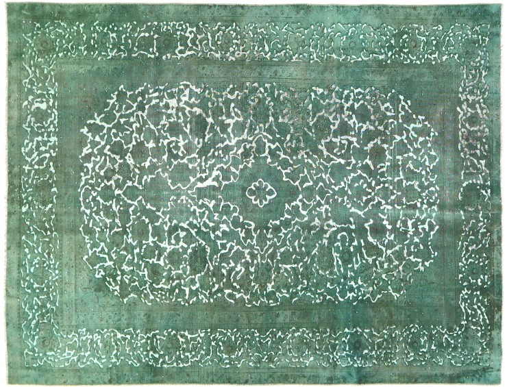 Grön Persien Persisk vintage matta  310 x 200 cm