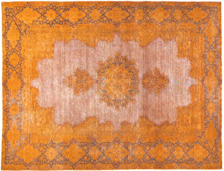 Orange Persia Persian Vintage Carpet 260 x 143 cm