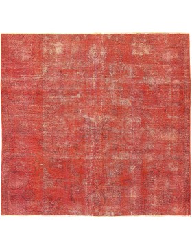 Orange Persien Persisk vintage matta  225 x 236 cm