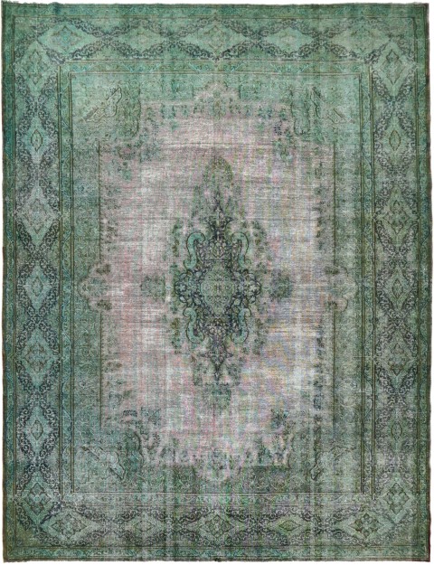 Vihreä Persia Persialaiset vintage matot  383 x 290 cm