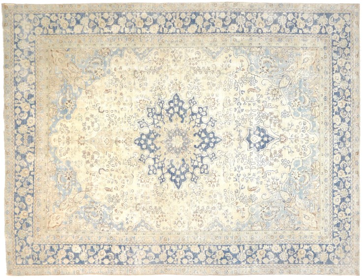 Beige Persan Tapis Persan vintage 380 x 280 cm