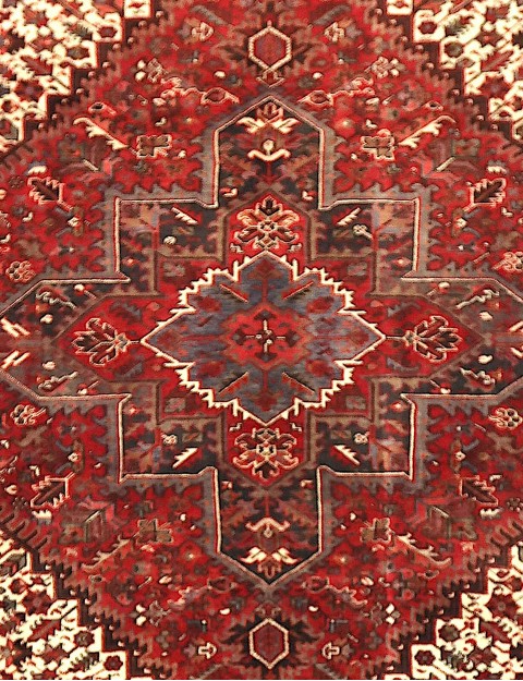 Rot Persien Heriz  323 x 266 cm