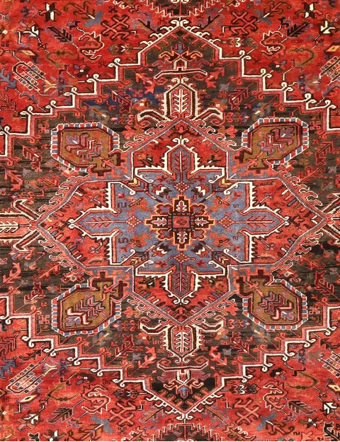 Rot Persien Heriz  388 x 293 cm
