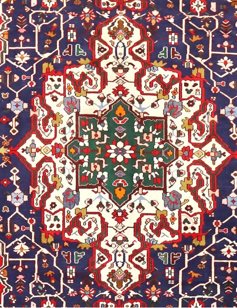 Blau Persien Bakhtiar Patina  310 x 223 cm