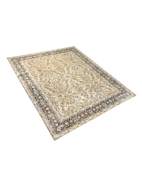 Beige Turkiet vintage matta  408 x 297 cm