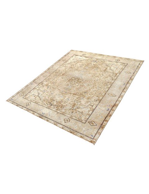 Beige Persien Persisk vintage matta  284 x 210 cm