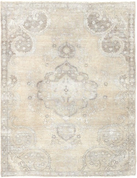 Beige Persien Persisk vintage matta  242 x 142 cm