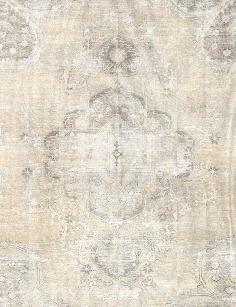 Beige Persien Persisk vintage matta  242 x 142 cm