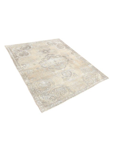 Beige Persien Persisk vintage matta  242 x 142 cm