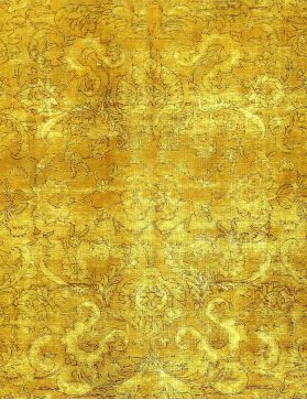 Persischer Vintage Teppich  gelb <br/>280 x 200 cm