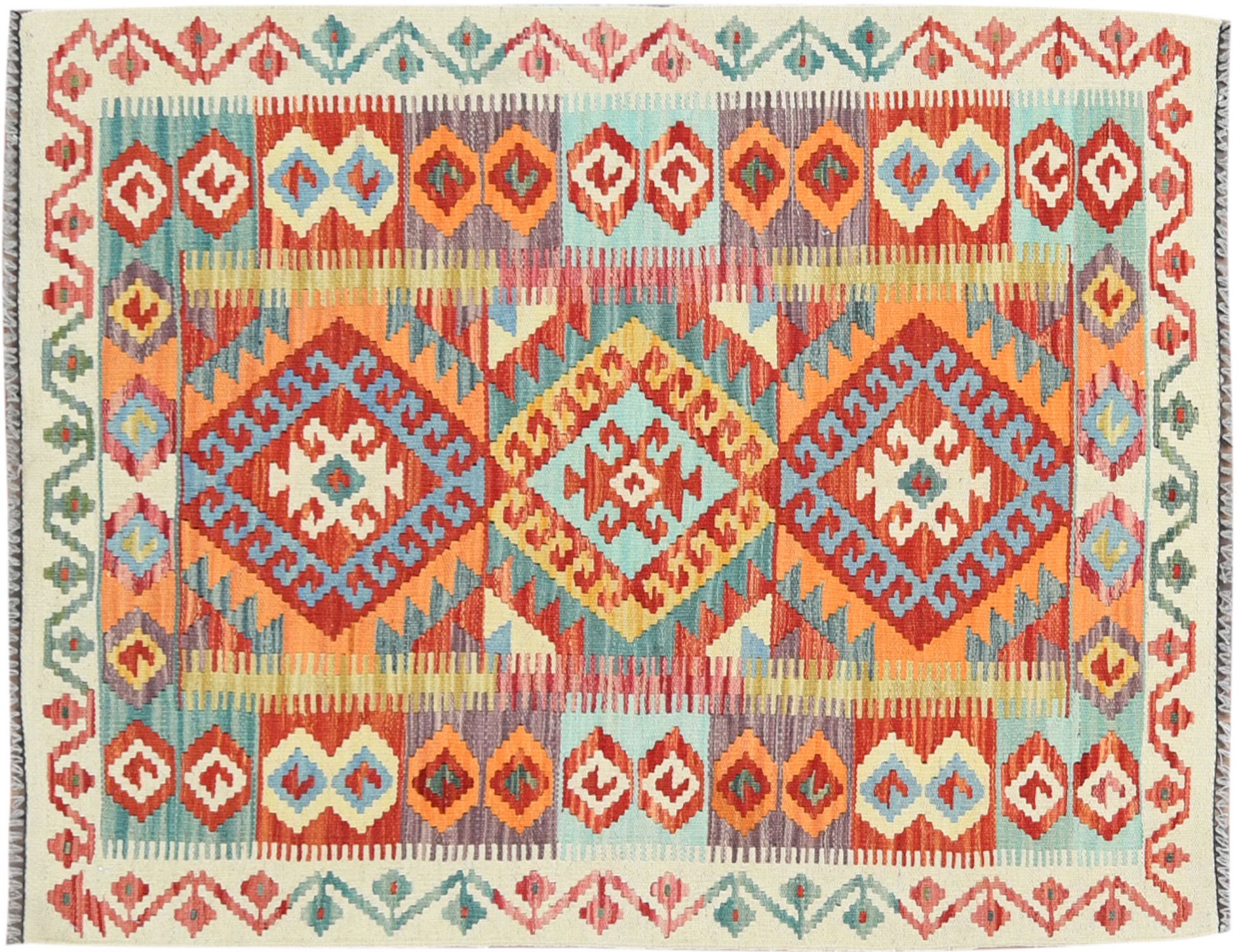 KELIM  mehrfarbig <br/>128 x 84 cm