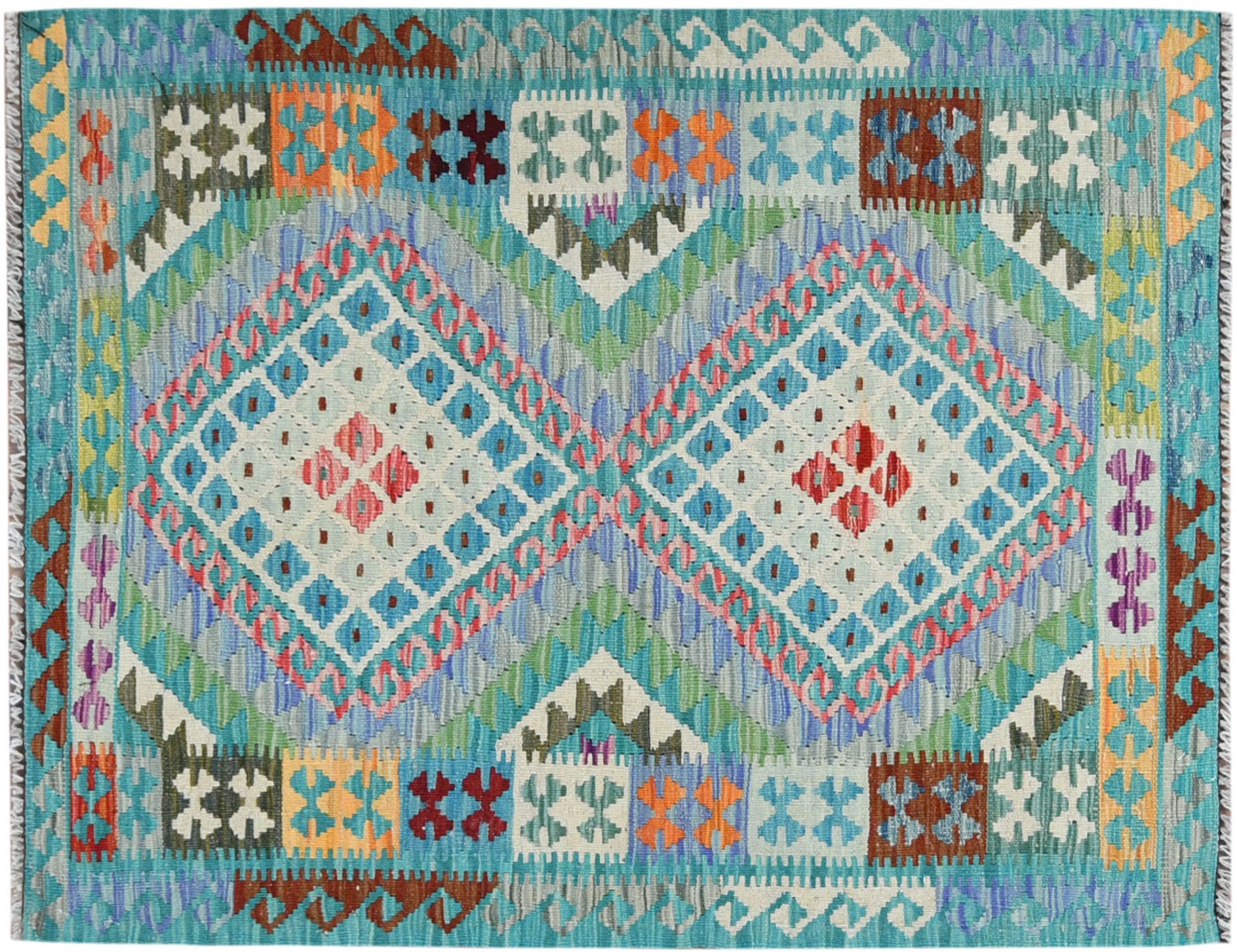 KELIM  multicolore <br/>130 x 91 cm