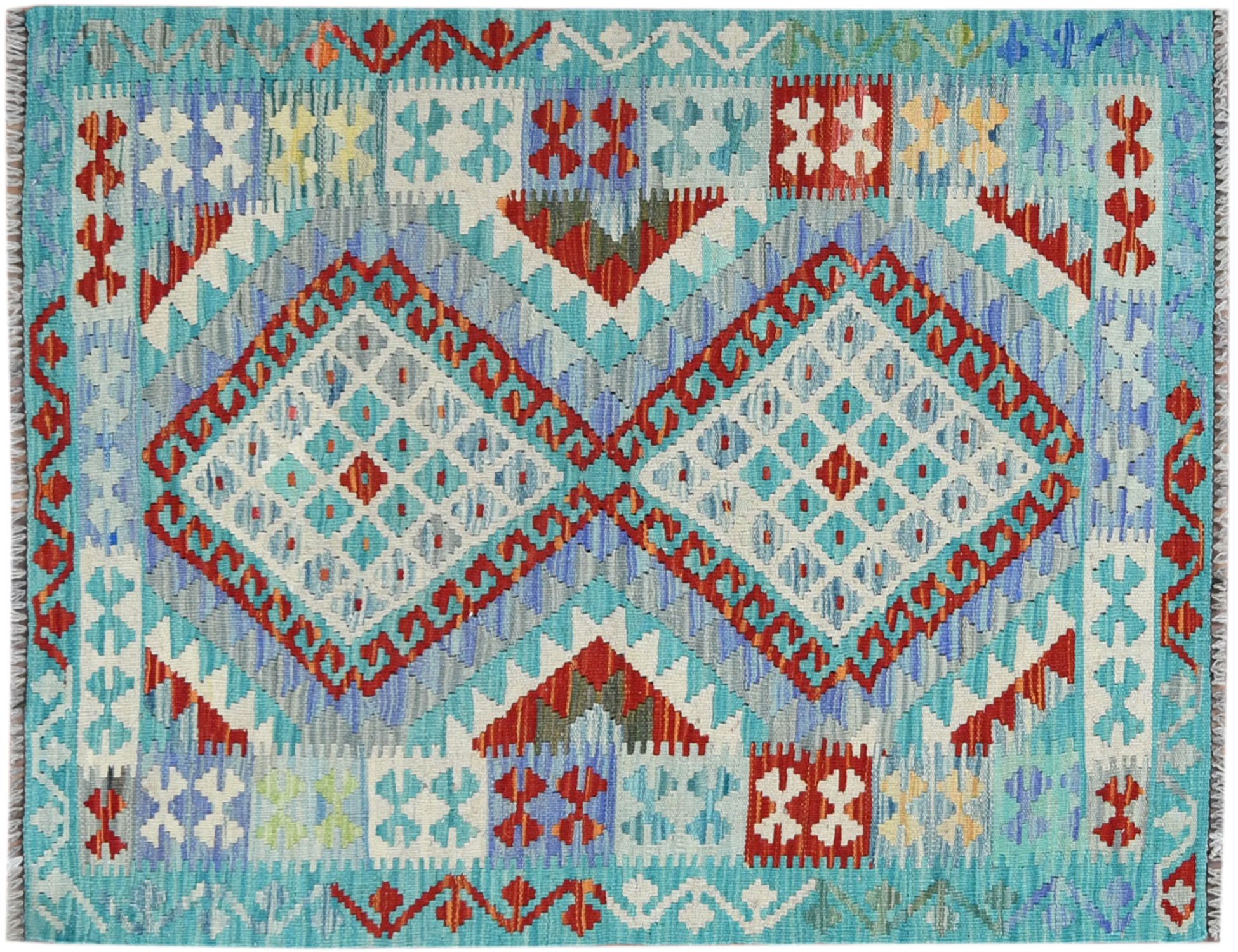 KELIM  mehrfarbig <br/>127 x 91 cm