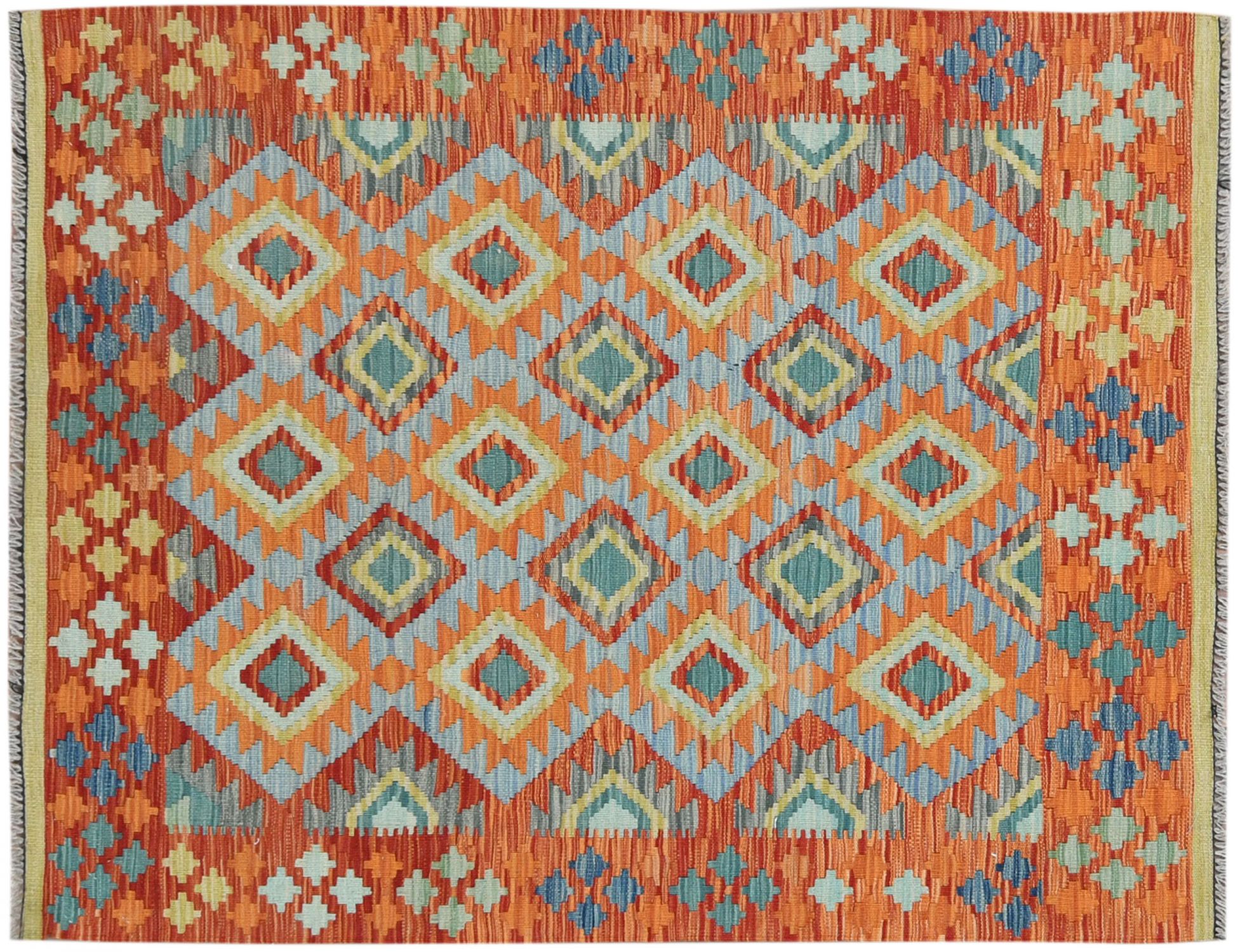 KELIM  flerfärgad <br/>143 x 104 cm
