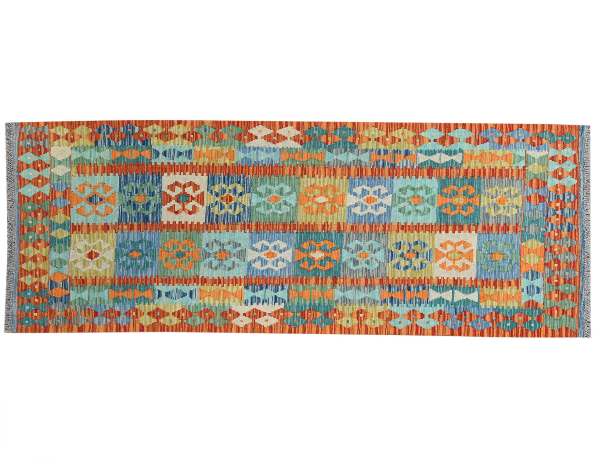 KELIM  mehrfarbig <br/>195 x 73 cm